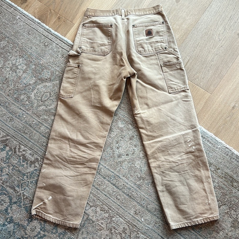 Carhartt Tan Utility Crop Pants - Picture 7 of 11